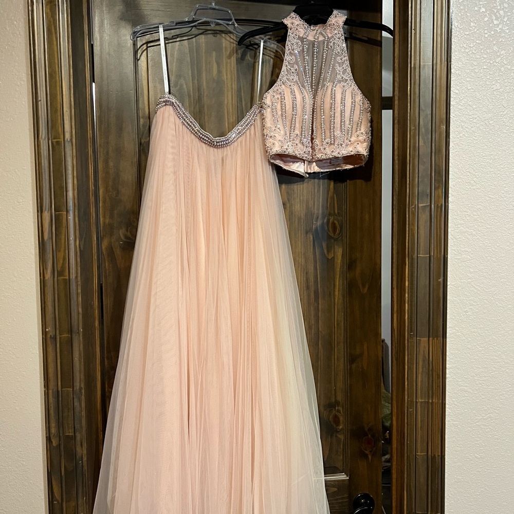 Blush pink Sherri Hill 2 piece